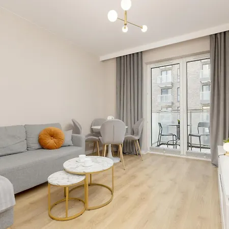 White & Gold Marble Apartment Lodz Fabryczna By Noclegi Renters Exterior photo